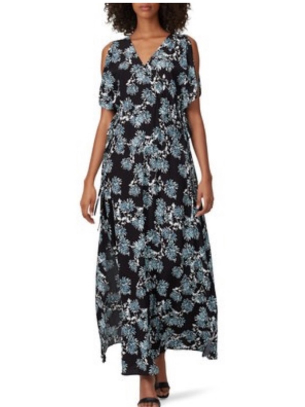 Thakoon Black and White Floral Maxi Dress
